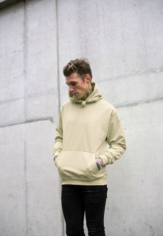 Essential Blank Pullover Hoody - Desert Sand Beige | 54 Floral Clothing ...