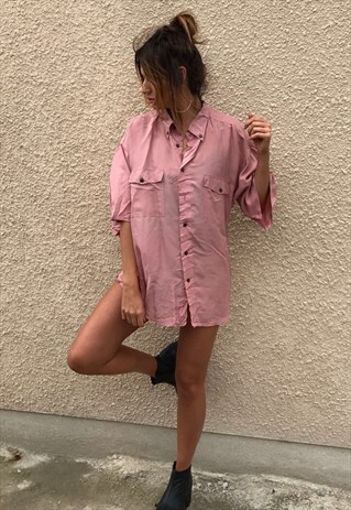 PATTERNED OVERSIZED RETRO VINTAGE UNISEX FESTIVAL SHIRT