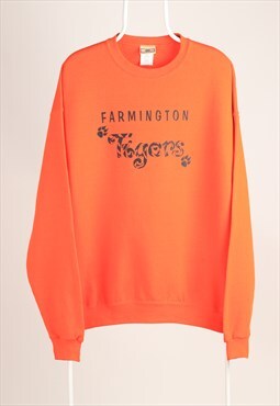 Vintage Lee Crewneck Sweatshirt Orange