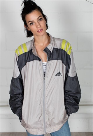 VINTAGE ADIDAS LOGO UNISEX SHELL JACKET