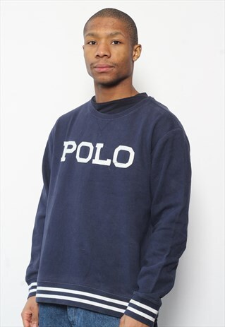 VINTAGE RALPH LAUREN SWEATSHIRT BLUE