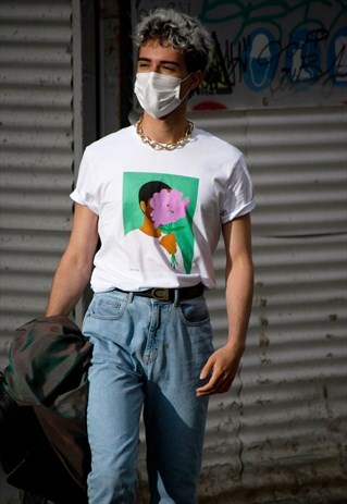 JOEL BURDEN ARTIST T-SHIRT MAN