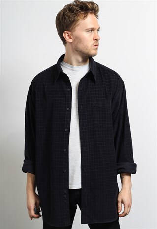 VINTAGE CORDUROY SHIRT BLUE