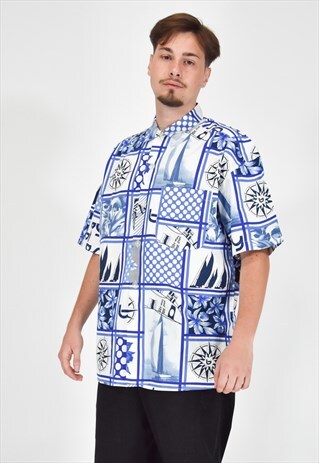 BYBLOS STRIPED SHORT SLEEVES SHIRT MULTI MARINARY FANTASY