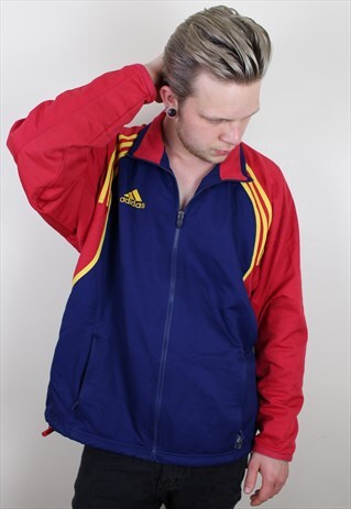 VINTAGE BLUE ADIDAS JACKET