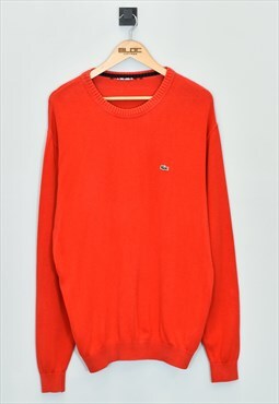 Vintage Lacoste Sweater Red XXLarge