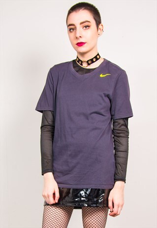 NIKE VINTAGE 90'S GREY SHORT SLEEVE T-SHIRT