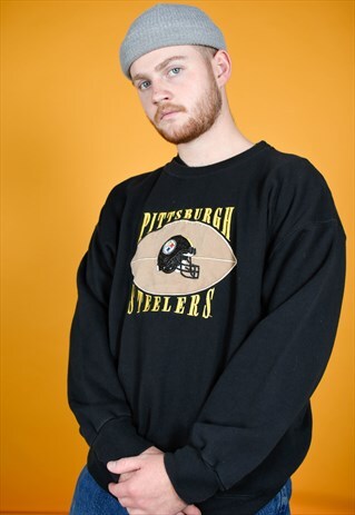 PITSBURGH STEELERS BLACK SWEATER