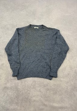 Vintage Knitted Jumper Speckled Patterned Knit Sweater