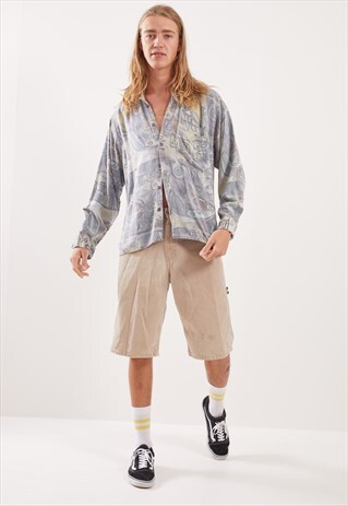 VINTAGE PATTERNED FESTIVAL SHORT SLEEVE SHIRT
