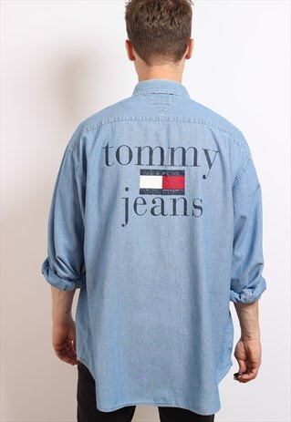 VINTAGE TOMMY HILFIGER DENIM SHIRT