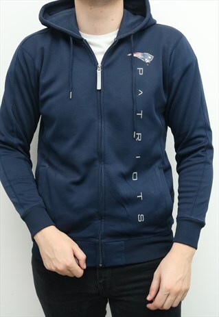 NFL - NEW ENGLAND PATRIOTS NAVY HOODIE - MEDIUM