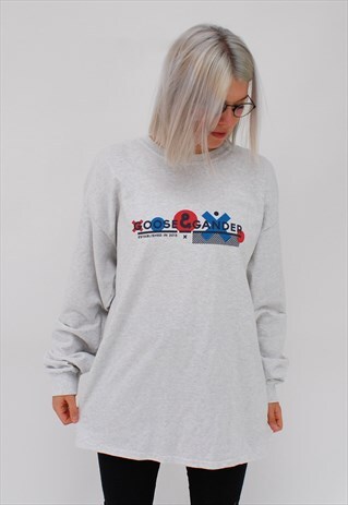 G&G UNISEX X&O ASH CUFFED L/S TEE