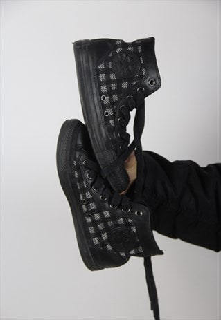 VINTAGE CONVERSE CHECK TRAINERS