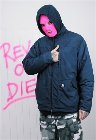 VINTAGE 90'S CARHARTT WORKWEAR JACKET NAVY