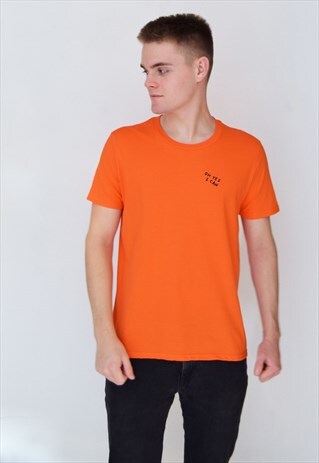 ORANGE OH YES I CAN (NAVY) T-SHIRT