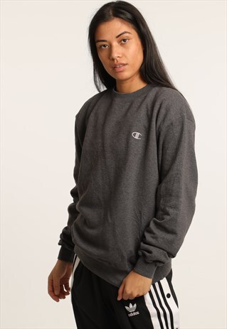 VINTAGE CHAMPION EMBROIDERED LOGO SWEATSHIRT