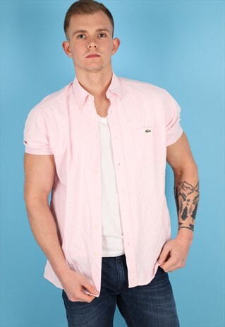 VINTAGE LACOSTE SHIRT IN PINK NS179