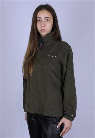 TOMMY HILFIGER VINTAGE 1/4 FLEECE RARE