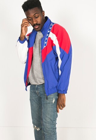 VINTAGE 80S USA NIKE SHELL SPORT JACKET / R142