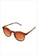 TORTOISESHELL SUNGLASSES - TORTOISE SHELL RETRO ROUND OXFORD