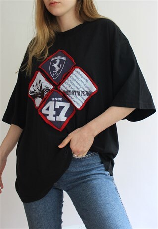 BLACK FERRARI T-SHIRT
