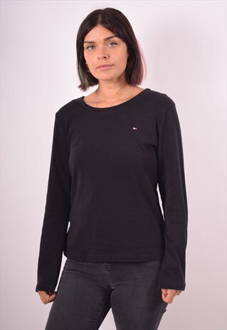 TOMMY HILFIGER WOMENS VINTAGE TOP LONG SLEEVE LARGE 90S