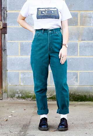RETRO 90'S GREEN JEANS