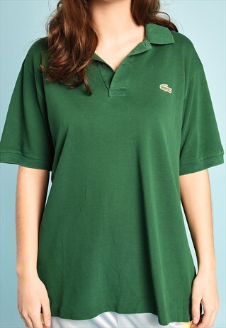 90'S RETRO LACOSTE OVERSIZED SPORTS POLO T-SHIRT TEE TOP