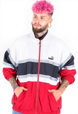 VINTAGE 80S PUMA SHELL JACKET / S4200