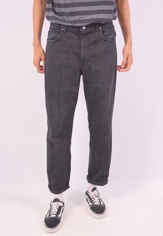 VINTAGE VERSACE JEANS STRAIGHT BLACK