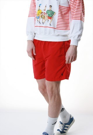90S VINTAGE POLO RALPH LAUREN SPORTS SHORTS 13440