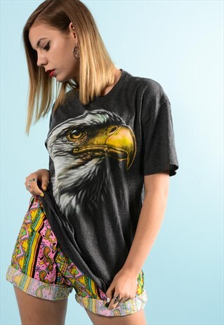 VINTAGE EAGLE GRAPHIC TEE SHIRT