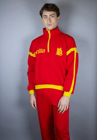 VERY RARE COLLECTORS VINTAGE ROMA/BARILLA TRAINING TRACKSUIT