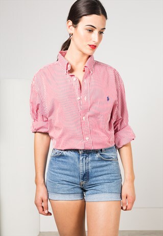 VINTAGE 80S POLO RALPH LAUREN SHIRT / 0081 / 601
