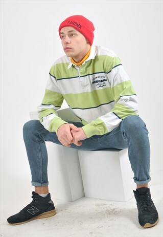 VINTAGE LONG SLEEVE POLO SHIRT
