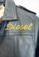 VINTAGE Y2K KIDS 6Y LEATHER BIKER JACKET 