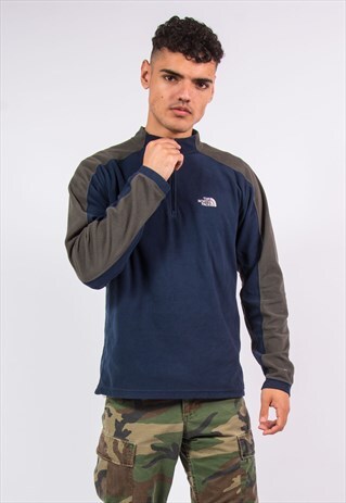 THE NORTH FACE 1/4 ZIP FLEECE PULLOVER SWEATSHIRT