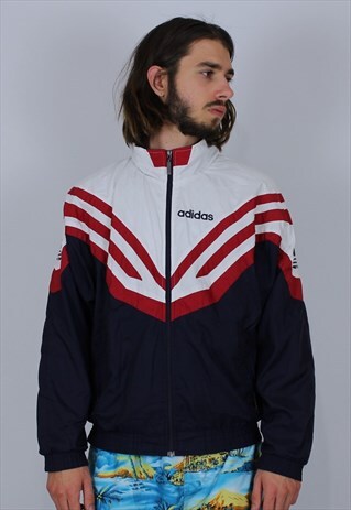 ADIDAS VINTAGE TRACKSUIT TOP MEN RARE
