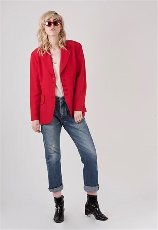 RED VINTAGE BLAZER