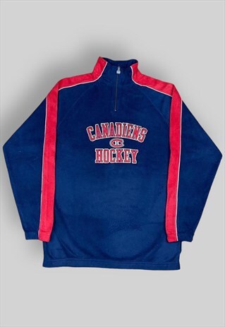 Reebok Montreal Canadiens Hockey Fleece in Navy Blue