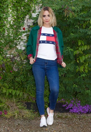 NEW TARTAN LINED MOD HARRINGTON JACKET