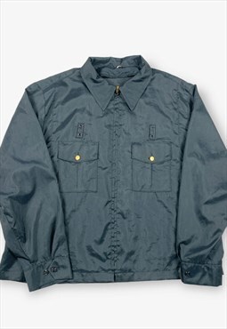 Vintage double pocket utility coach jacket black 2xl BV16618