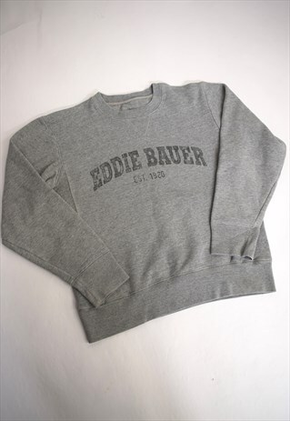 VINTAGE 90S EDDIE BAUER GREY SWEATSHIRT