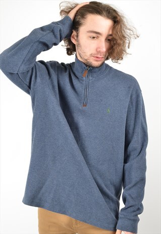VINTAGE POLO RALPH LAUREN 1/4 ZIP SWEATSHIRT
