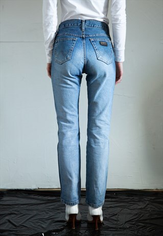 VINTAGE WRANGLER BLUE STRAIGHT LEG JEANS