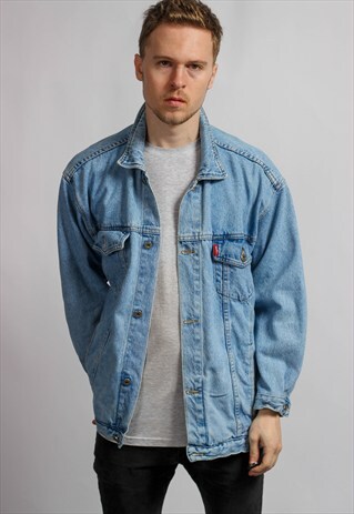 VINTAGE DENIM OVERSIZED JACKET