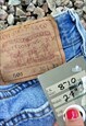 VINTAGE 90'S LEVI  LIGHT BLUE 501 STRAIGHT LEG JEANS 