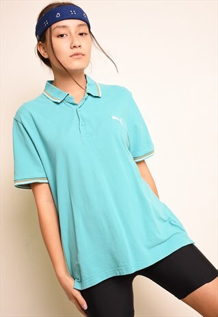 90'S RETRO PUMA ATHLEISURE SPORTS POLO T-SHIRT TEE
