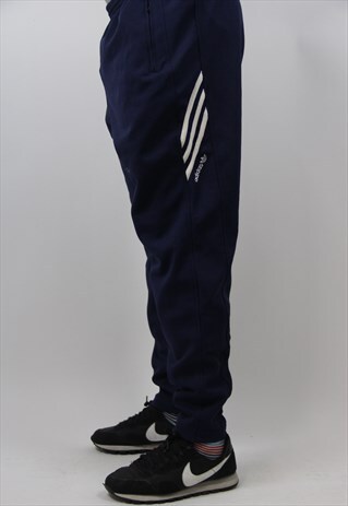 VINTAGE ADIDAS NAVY TRACKSUIT BOTTOMS